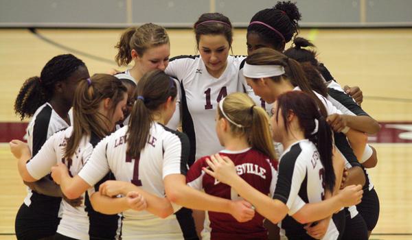Volleyball team takes on tough district