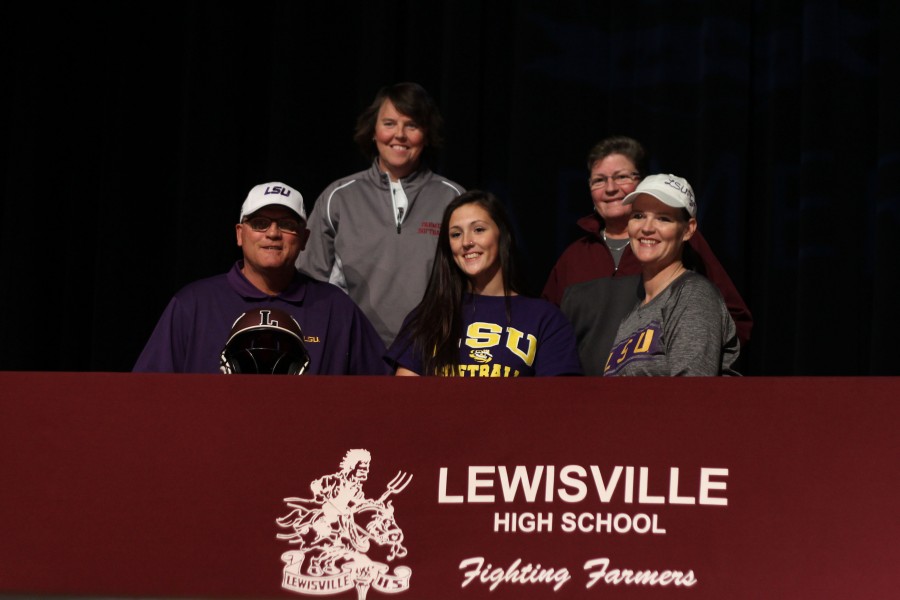 Senior Maribeth Gorsuch signs to Louisiana State University to play softball as a freshman.