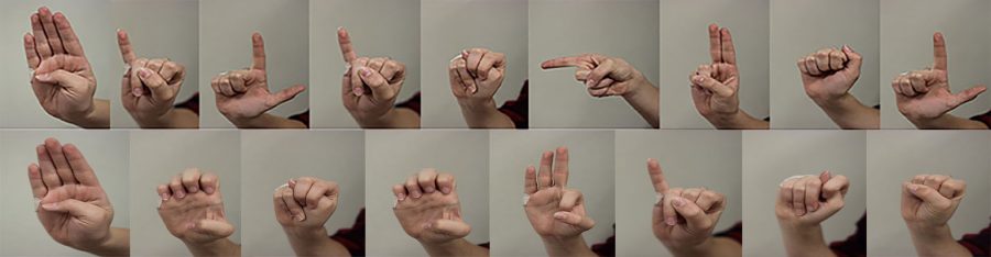Bilingual benefits spelled out in American Sign Language.