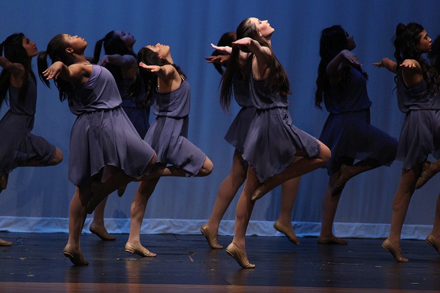 The Diamonds perform December choreographed by assistant director Kimberly Sheeran.