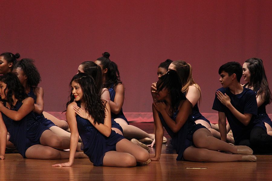 The Diamonds end their performance of Mr. Right choreographed by assistant director Kimberly Sheeran.