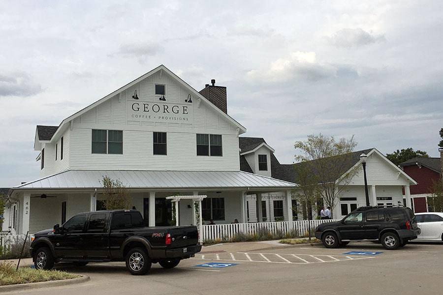 George Coffee + Provisions offers a trendy environment to customers.