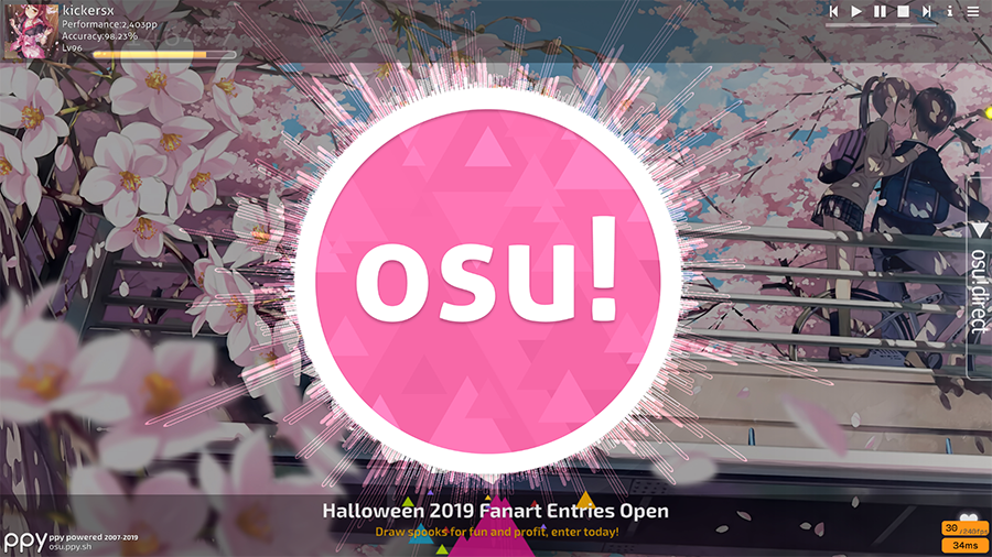 My love for the game is higher than ever and I am starting to become involved in the osu! community.