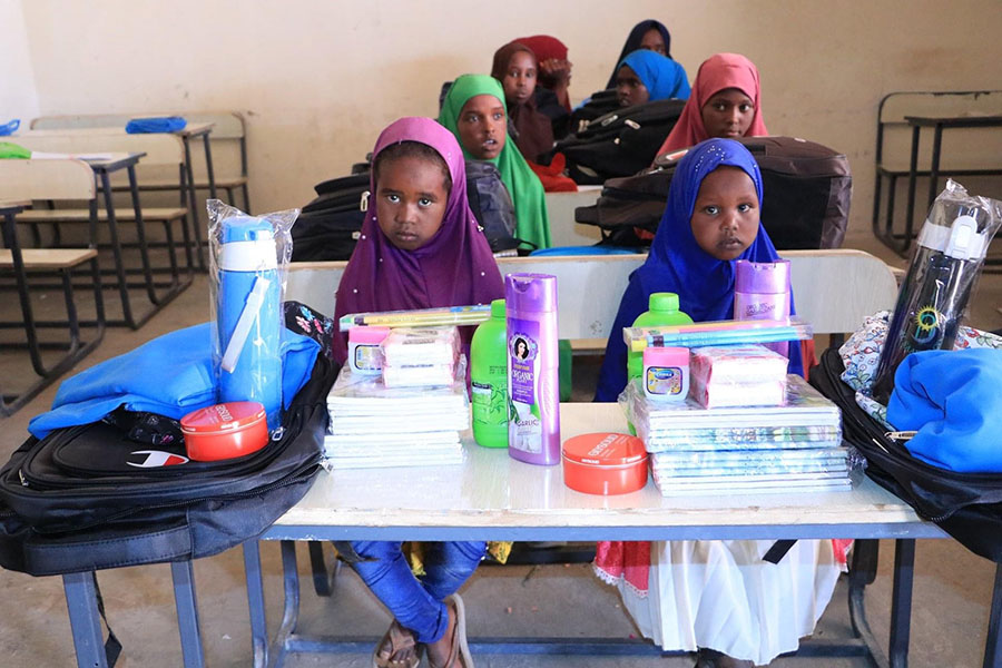 Students+in+Somalia+receive+school+supplies+purchased+through+GoFundMe+donations.