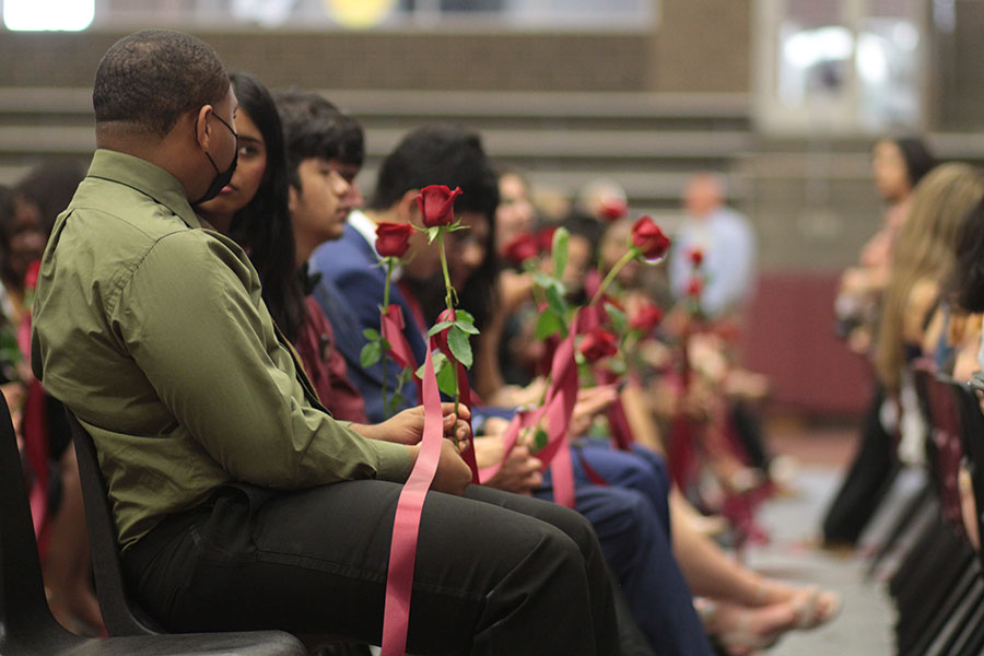 The senior Rosecutting ceremony was held in the auditorium on Tuesday, May 17 at 7 p.m.