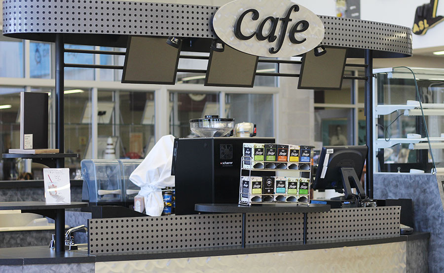 The cafe in the library is set to reopen soon, but the date is undecided. 