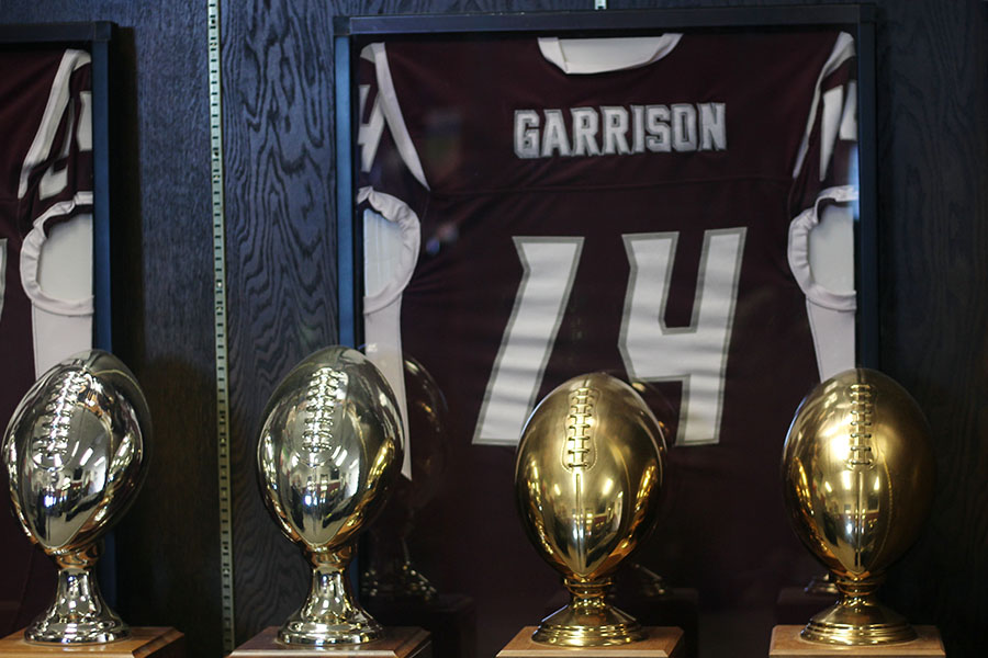 The trophy cases at Garrison have - Garrison Middle School