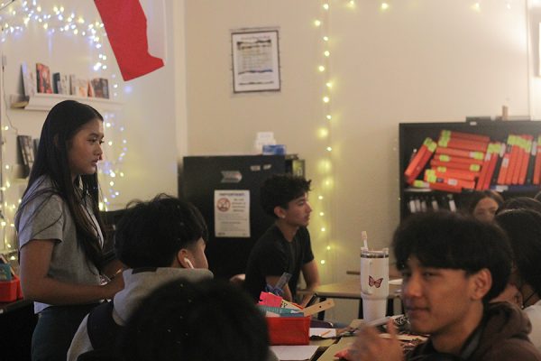 Members of Chin club discuss plans and upcoming goals for the school year during the meeting after school on Tuesday, Oct. 22.