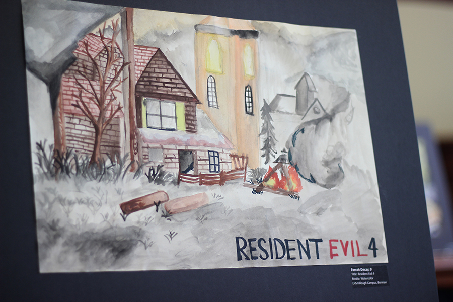 Resident Evil 4, created by freshmen Farrah Decay.