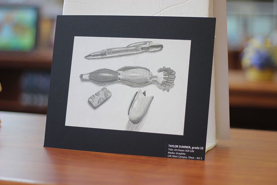 Art Room Still Life, created by senior Taylor Sumner.