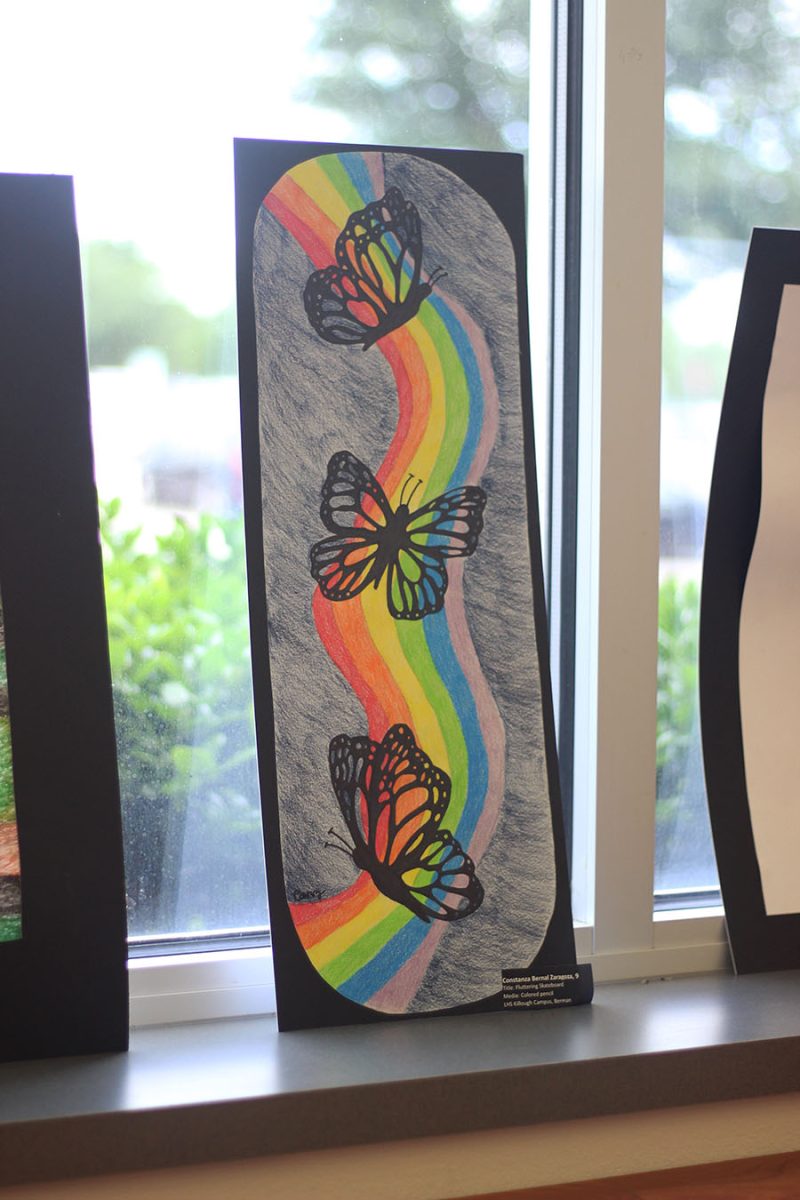 Fluttering Skateboard, created by freshmen Constanza Bernal Zaragoza.