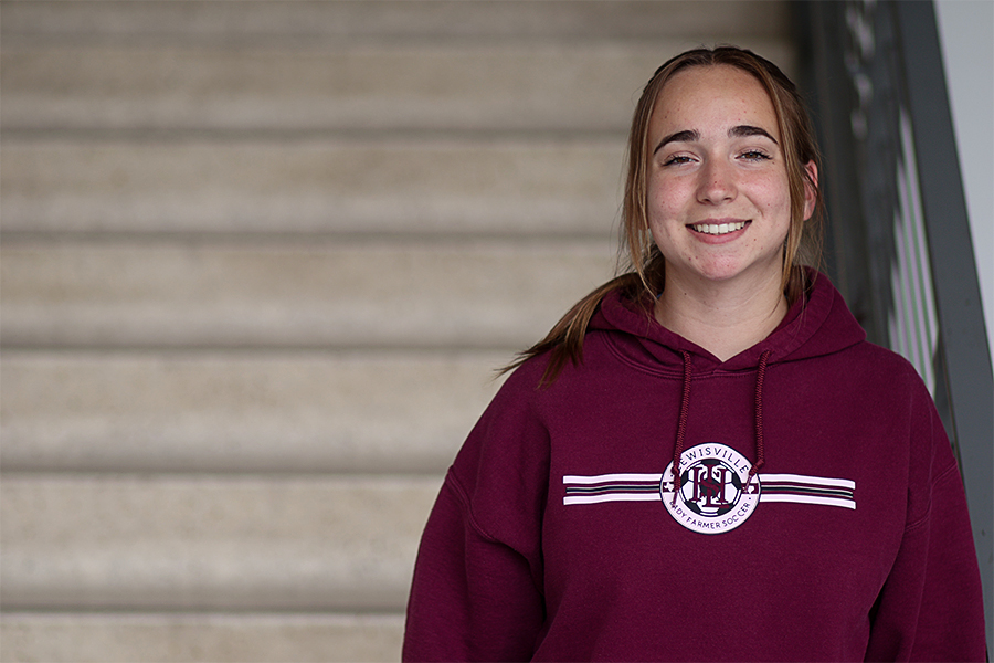 “Over the past four years, my biggest supporters have been my parents and the mentors I’ve had through band and soccer."