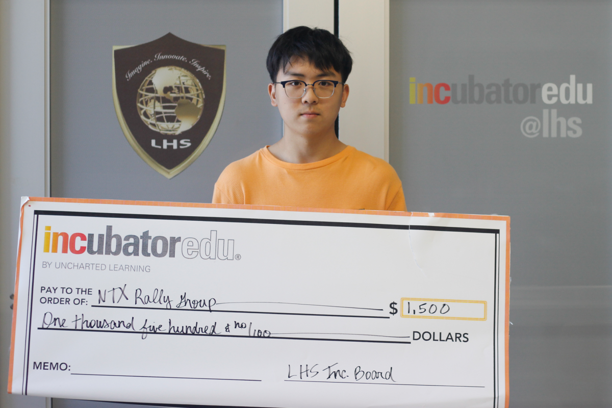 Senior Joshua Chon receives grant for his business.