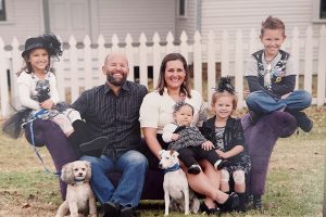 The Wilhelm's pose for a family photo. Lillian Wilhelm's mother, Valerie, said addiction was a problem the family struggled with long before Lillian used substances. 
